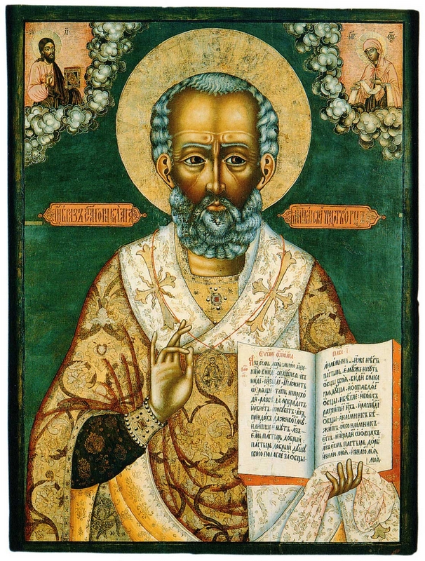 O ΄Αγιος Νικόλαος, Ρωσσική εικόνα, 1720